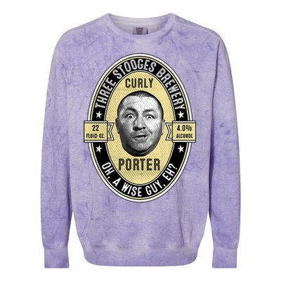 Curly Porter Three Stooges Colorblast Crewneck Sweatshirt