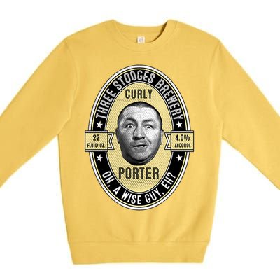 Curly Porter Three Stooges Premium Crewneck Sweatshirt