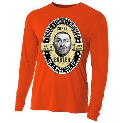 Curly Porter Three Stooges Cooling Performance Long Sleeve Crew