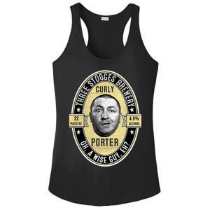 Curly Porter Three Stooges Ladies PosiCharge Competitor Racerback Tank