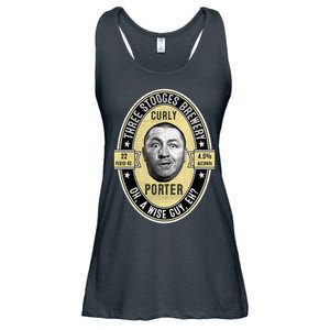 Curly Porter Three Stooges Ladies Essential Flowy Tank