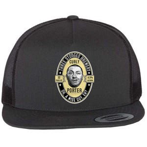 Curly Porter Three Stooges Flat Bill Trucker Hat