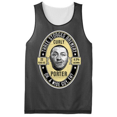 Curly Porter Three Stooges Mesh Reversible Basketball Jersey Tank