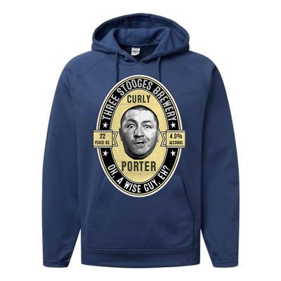 Curly Porter Three Stooges Performance Fleece Hoodie