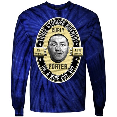 Curly Porter Three Stooges Tie-Dye Long Sleeve Shirt