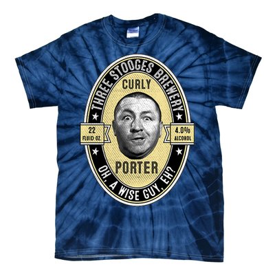 Curly Porter Three Stooges Tie-Dye T-Shirt