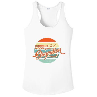 Current Mood Staycation  Ladies PosiCharge Competitor Racerback Tank