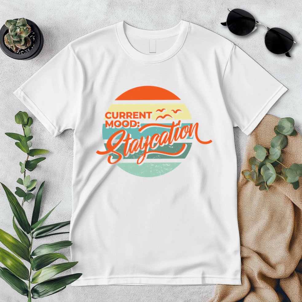 Current Mood Staycation  Premium T-Shirt