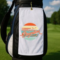 Current Mood Staycation  Golf Towel