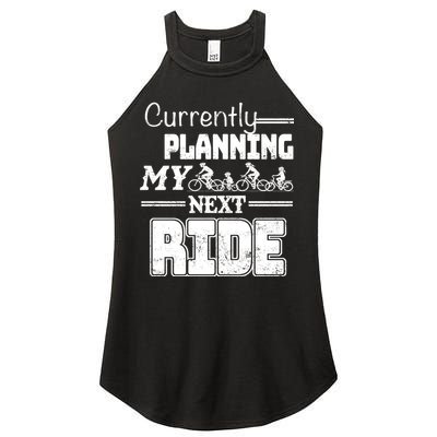 Currently Planning My Next Ride Women's Perfect Tri Rocker Tank