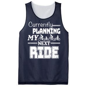 Currently Planning My Next Ride Mesh Reversible Basketball Jersey Tank