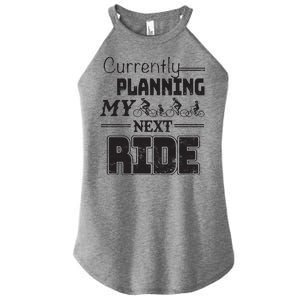 Currently Planning My Next Ride Women's Perfect Tri Rocker Tank