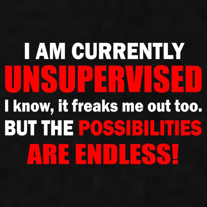 Currently Unsupervised Possibilities Are Endless Ladies PosiCharge Tri-Blend Wicking Tank