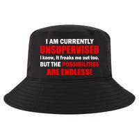 Currently Unsupervised Possibilities Are Endless Cool Comfort Performance Bucket Hat