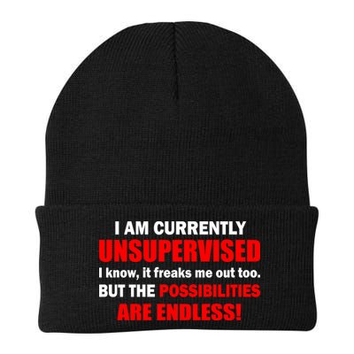 Currently Unsupervised Possibilities Are Endless Beanie
