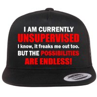 Currently Unsupervised Possibilities Are Endless Flatbill Hat