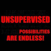 Currently Unsupervised Possibilities Are Endless 16oz Travel Tumbler