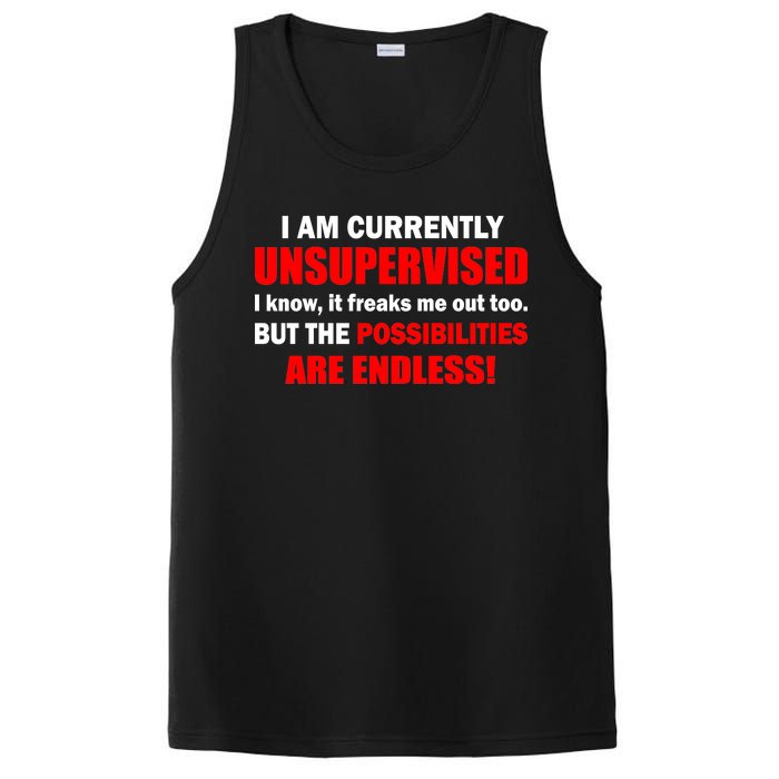 Currently Unsupervised Possibilities Are Endless PosiCharge Competitor Tank