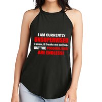 Currently Unsupervised Possibilities Are Endless Women's Perfect Tri Rocker Tank