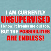 Currently Unsupervised Possibilities Are Endless Sueded Cloud Jersey T-Shirt