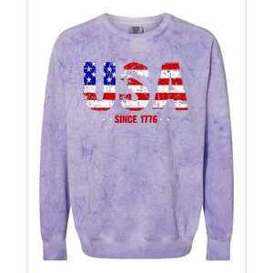 Chill Usa Since 1776 Colorblast Crewneck Sweatshirt