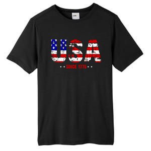 Chill Usa Since 1776 Tall Fusion ChromaSoft Performance T-Shirt