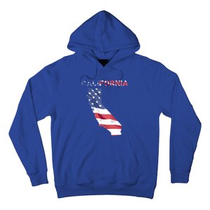 California United States America Patriotic Usa Flag Pride Gift Hoodie