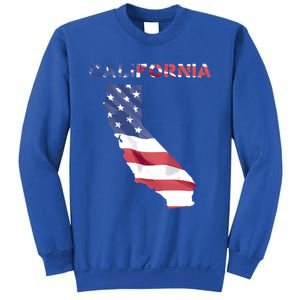 California United States America Patriotic Usa Flag Pride Gift Sweatshirt