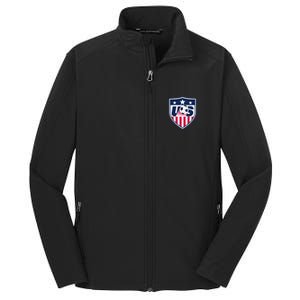 Cool Usa Soccer Team Jersey Core Soft Shell Jacket