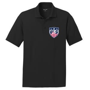 Cool Usa Soccer Team Jersey PosiCharge RacerMesh Polo