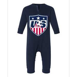 Cool Usa Soccer Team Jersey Infant Fleece One Piece