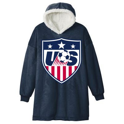 Cool Usa Soccer Team Jersey Hooded Wearable Blanket