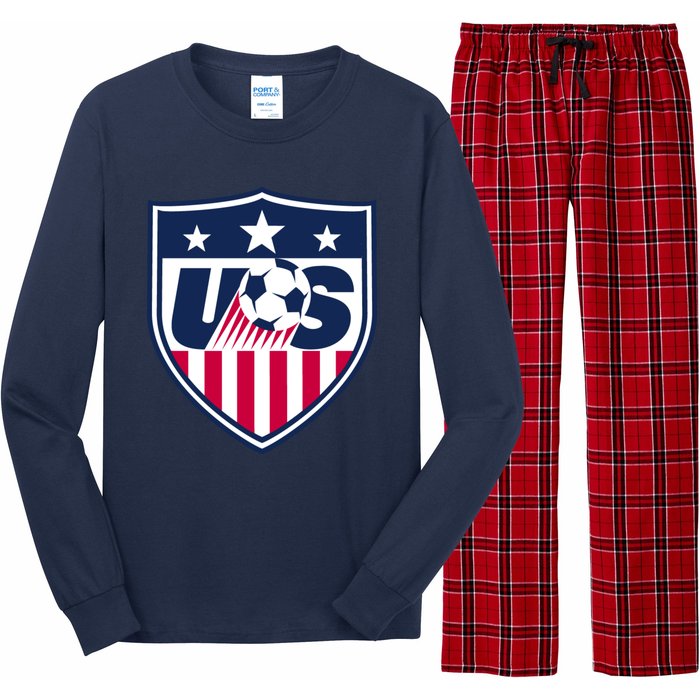 Cool Usa Soccer Team Jersey Long Sleeve Pajama Set