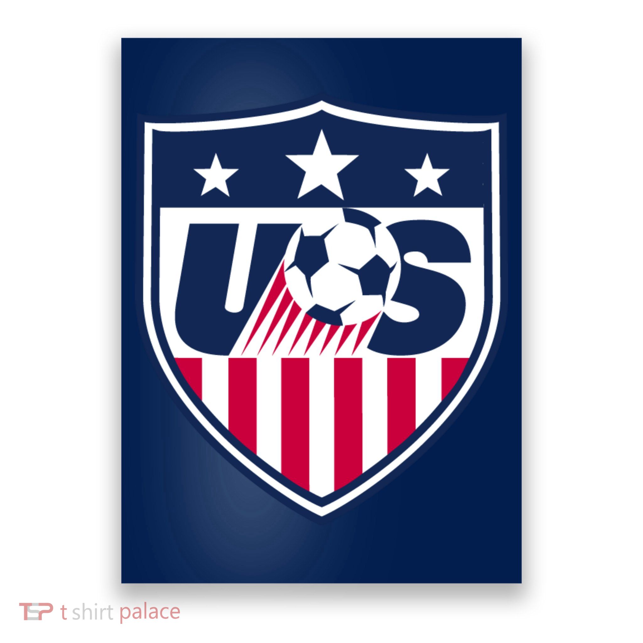 Cool Usa Soccer Team Jersey Poster