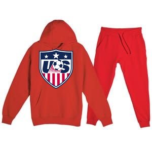 Cool Usa Soccer Team Jersey Premium Hooded Sweatsuit Set