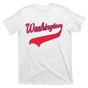 College University Style Washington National Baseball Sport T-Shirt