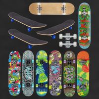 Cool Unique Skateboards Design Mash Up Garment-Dyed Heavyweight T-Shirt