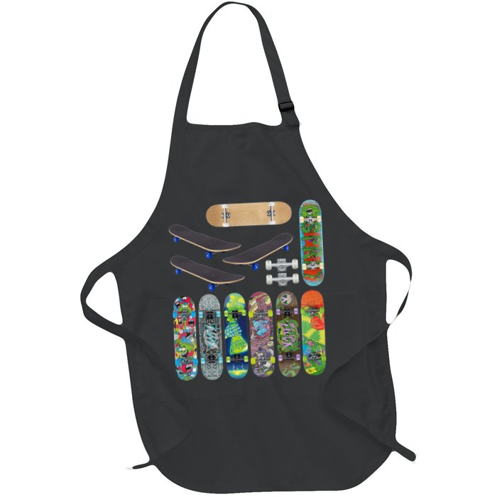 Cool Unique Skateboards Design Mash Up Apron