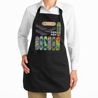 Cool Unique Skateboards Design Mash Up Apron