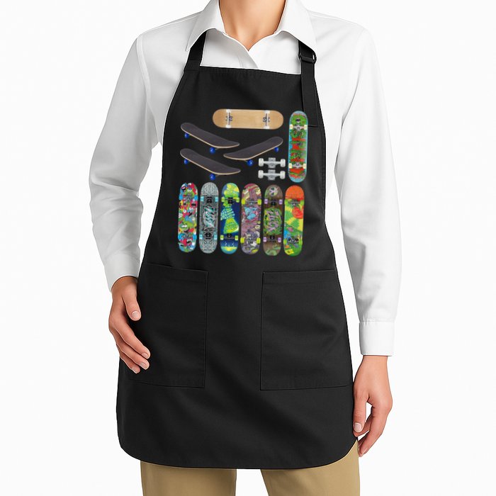 Cool Unique Skateboards Design Mash Up Apron