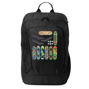 Cool Unique Skateboards Design Mash Up City Backpack