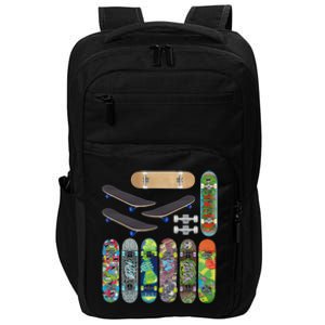 Cool Unique Skateboards Design Mash Up Impact Tech Backpack