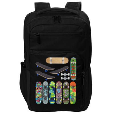 Cool Unique Skateboards Design Mash Up Impact Tech Backpack