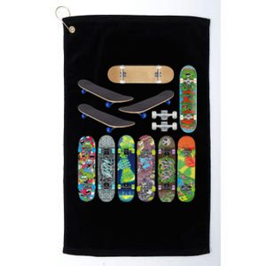 Cool Unique Skateboards Design Mash Up Platinum Collection Golf Towel