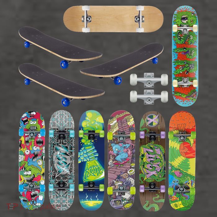 Cool Unique Skateboards Design Mash Up Vector Backpack