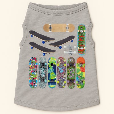 Cool Unique Skateboards Design Mash Up Doggie Tank