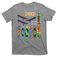 Cool Unique Skateboards Design Mash Up T-Shirt