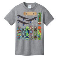 Cool Unique Skateboards Design Mash Up Kids T-Shirt