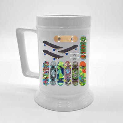 Cool Unique Skateboards Design Mash Up Beer Stein