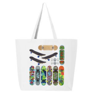 Cool Unique Skateboards Design Mash Up 25L Jumbo Tote